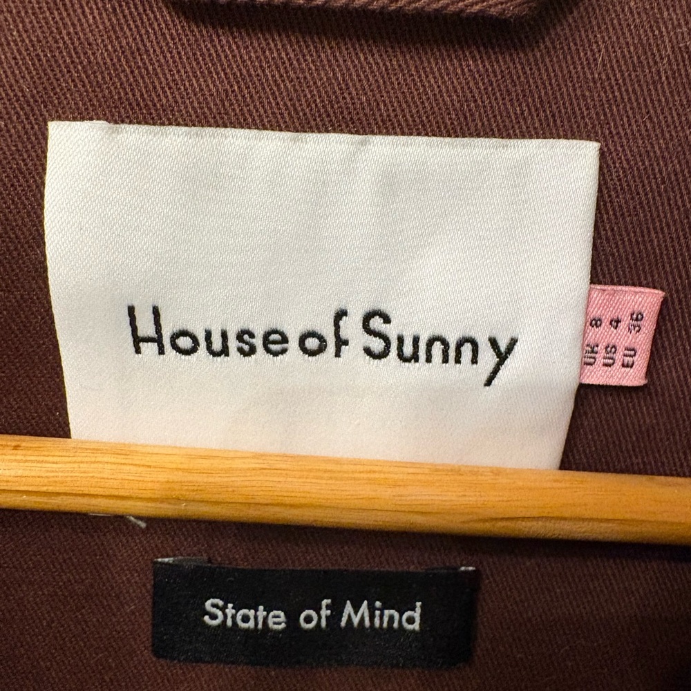 House of Sunny take a trip racer Brown Jacket - Picture 2 of 15